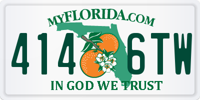 FL license plate 4146TW