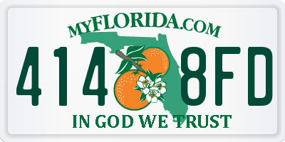 FL license plate 4148FD