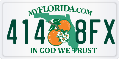 FL license plate 4148FX