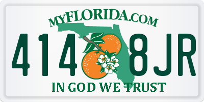 FL license plate 4148JR