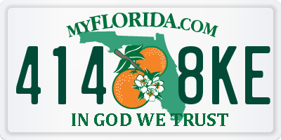FL license plate 4148KE