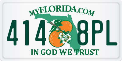 FL license plate 4148PL