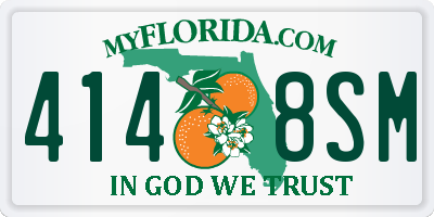 FL license plate 4148SM
