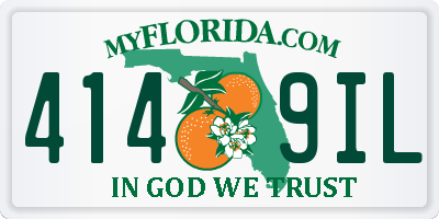 FL license plate 4149IL