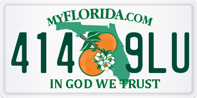 FL license plate 4149LU