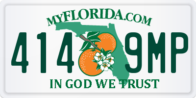 FL license plate 4149MP