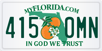 FL license plate 4150MN