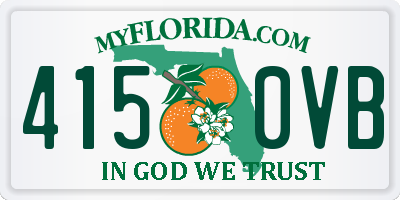 FL license plate 4150VB