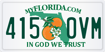 FL license plate 4150VM