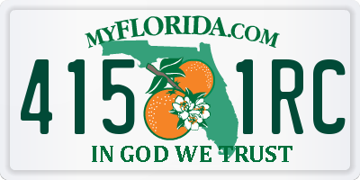 FL license plate 4151RC