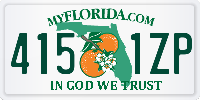 FL license plate 4151ZP