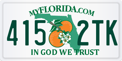FL license plate 4152TK