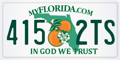 FL license plate 4152TS