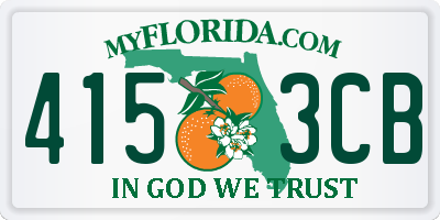 FL license plate 4153CB