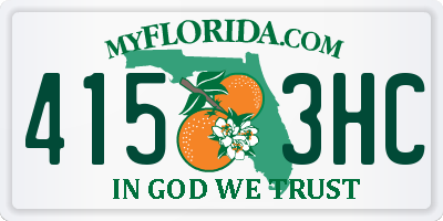 FL license plate 4153HC