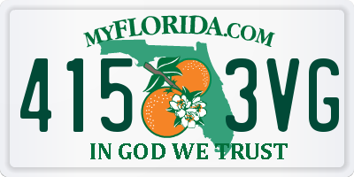 FL license plate 4153VG