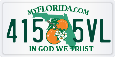 FL license plate 4155VL
