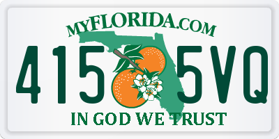 FL license plate 4155VQ