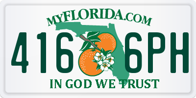 FL license plate 4166PH