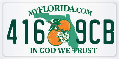 FL license plate 4169CB