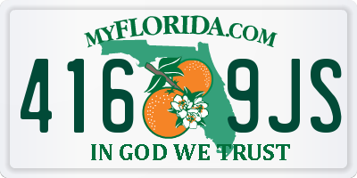 FL license plate 4169JS