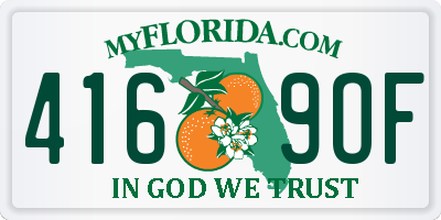 FL license plate 4169OF
