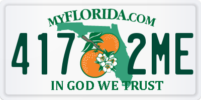 FL license plate 4172ME