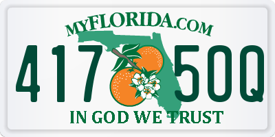 FL license plate 4175OQ