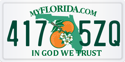 FL license plate 4175ZQ