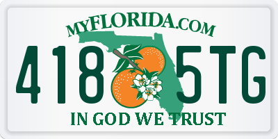 FL license plate 4185TG