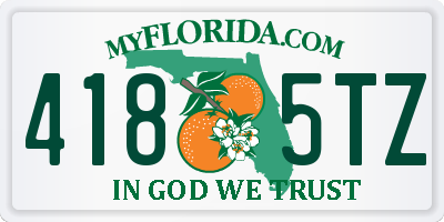 FL license plate 4185TZ