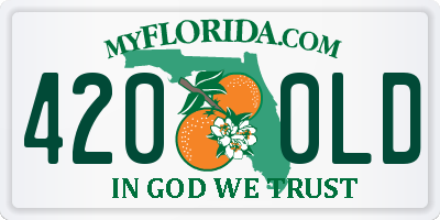 FL license plate 4200LD