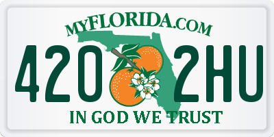 FL license plate 4202HU