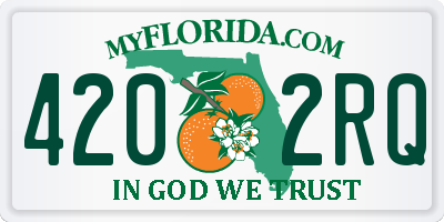 FL license plate 4202RQ