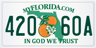 FL license plate 4206OA