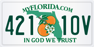 FL license plate 4211OV
