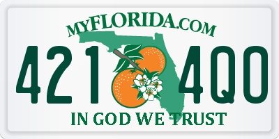 FL license plate 4214QO