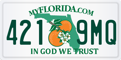 FL license plate 4219MQ