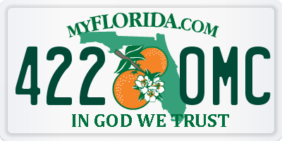 FL license plate 4220MC