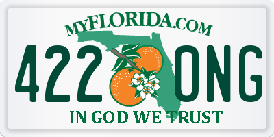 FL license plate 4220NG