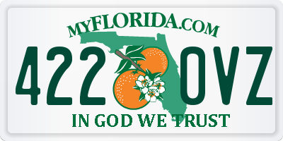 FL license plate 4220VZ
