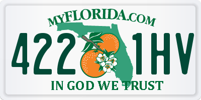 FL license plate 4221HV