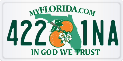 FL license plate 4221NA