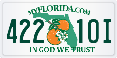 FL license plate 4221OI