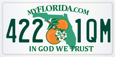 FL license plate 4221QM