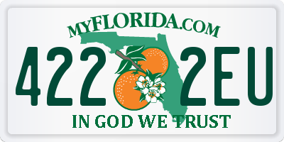 FL license plate 4222EU