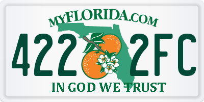 FL license plate 4222FC