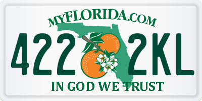 FL license plate 4222KL