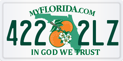 FL license plate 4222LZ