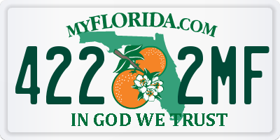 FL license plate 4222MF